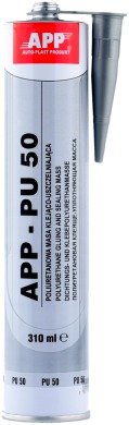 Герметик полиуретановый клеющий уплотняющий в гильзе APP PU 50 серый