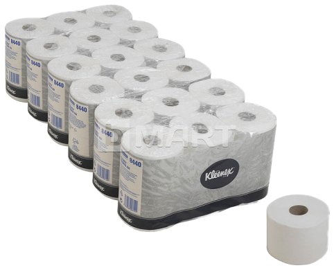Туалетная бумага Kleenex в рулоне 42 м - белая