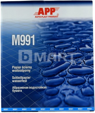 P1500 Абразивный водостойкий лист APP MATADOR 991 230 мм x 280 мм