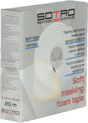 SOTRO Поролоновый самоклеющийся валик Soft Tape 20 метров (4 x 5м x 13мм)