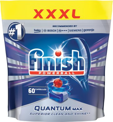Таблетки для посудомоечных машин FINISH Quantum (60 шт)