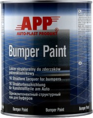 Краска структурная для бамперов 1-компонентная APP Bumper Paint черная