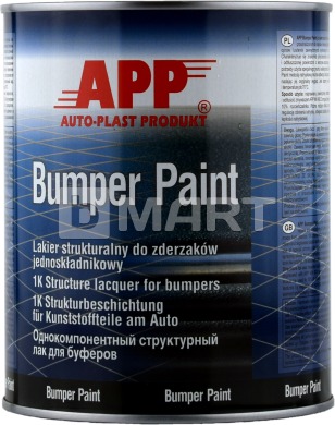 Фарба структурна для бамперів 1-компонентна APP Bumper Paint чорна