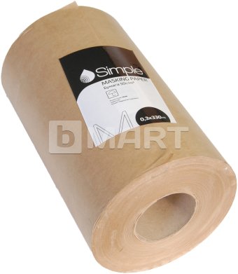 Маскировочная бумага Simple MASKING PAPER 0.3 м x 200 м