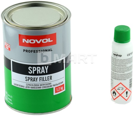 Шпатлевка жидкая NOVOL SPRAY
