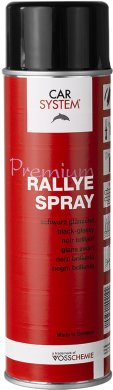 Фарба глянцева преміум в аерозолі чорна 500 мл Rallye-Spray Premium Car System