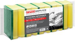 Набор губок PRO Service профилированная 7см x 10 см 5шт