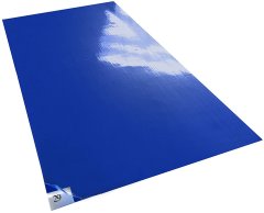Антимикробный липкий коврик: 60*90 см (30 слоев) синий