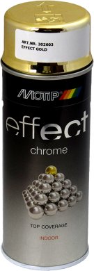 Эмаль аэрозольная со специальным эффектом Motip золото 400 мл