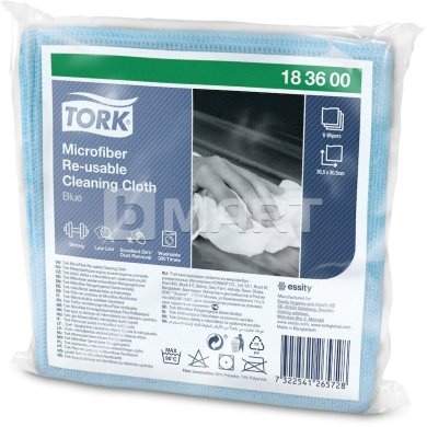 Многоразовая салфетка из микрофибры Tork 183600