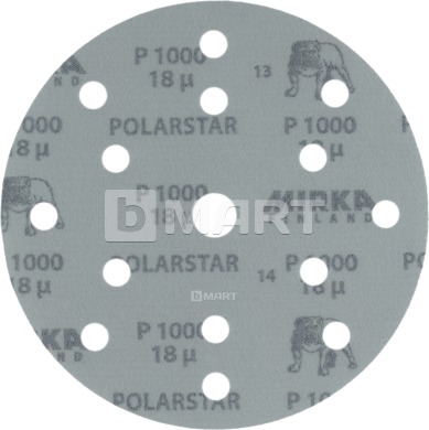 P1000 Абразивный диск Polarstar 150 мм 15 отверстий
