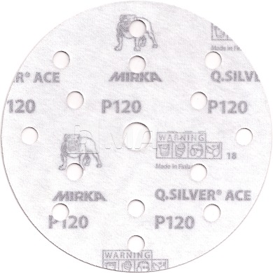 P120 Абразивный диск Q.Silver Ace 150 мм 15 отверстий