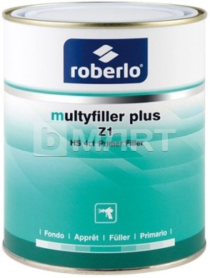 Акриловый грунт-наполнитель Roberlo Multufiller Plus Z4 темно-серый 1 л