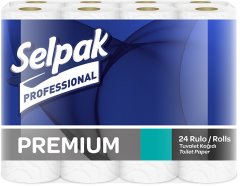 Туалетная бумага 3-слойная Selpak Pro Premium целлюлоза (24 рулона)