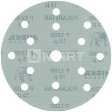 P1200 Абразивный диск Polarstar 150 мм 15 отверстий