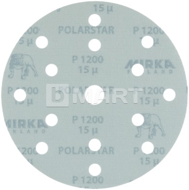 P1200 Абразивный диск Polarstar 150 мм 15 отверстий