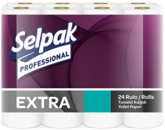 Туалетная бумага Selpak Pro Extra целлюлозная 2-слойная (24 рулона)