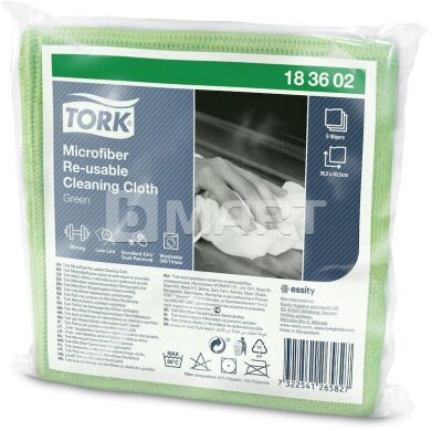 Многоразовая салфетка из микрофибры Tork 183602