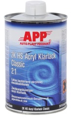 Лак безбарвний акриловий HS Classic APP 2K HS Klarlack 2: 1 1 л