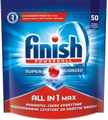 Таблетки для посудомоечных машин FINISH All in 1 Max 50 шт