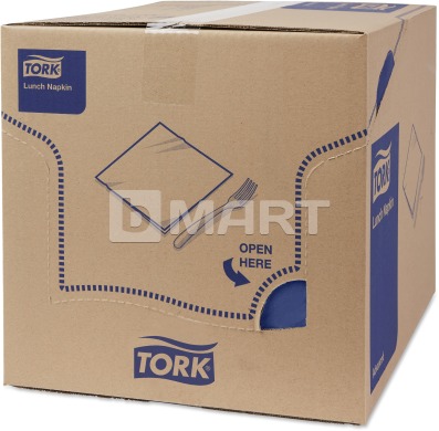 Салфетки Tork 33 см x 33 см, 150 шт - синие