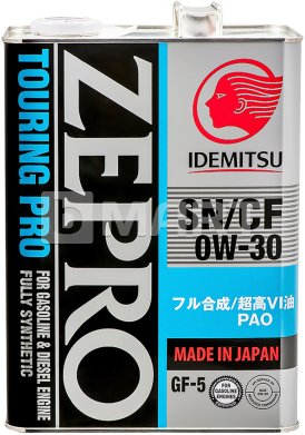 Моторное масло Idemitsu Zepro Touring Pro 0W30 SN/GF-5, 4л