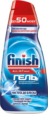 Гель для мытья посуды в посудомоечной машине FINISH Gel 1 л