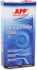 Лак безбарвний акриловий HS Classic APP 2K HS Klarlack 2: 1 5 л