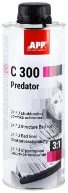 Защитное покрытие повышенной прочности C300 Predator 3:1 черное 600 мл