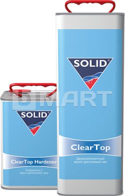 Двухкомпонентный акрил-уретановый прозрачный лак системы MS SOLID CLEARTOP 5л