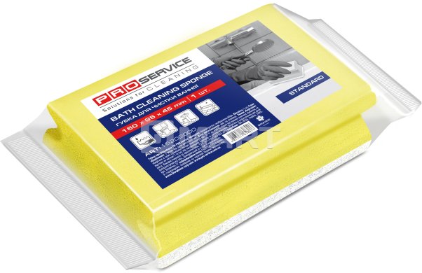 Губка для ванной PRO service Standard профилированная 1 шт
