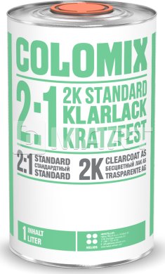 Лак бесцветный 2К ВВ МS 2+1 1л Colomix