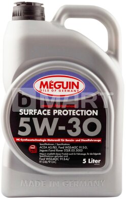 Meguin Моторное масло SURFACE PROTECTION SAE 5W-30 5л 3192