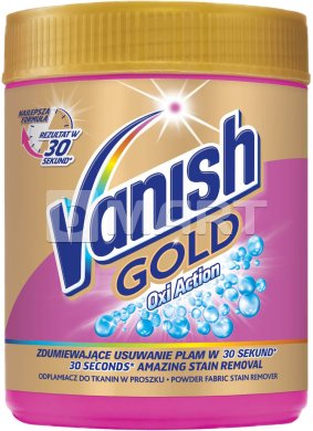 Пятновыводитель порошкообразный для тканей Vanish Gold Oxi Action 470 г