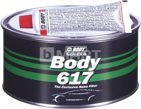 Шпатлевка BODY 617 Proline NANO FIBER POLYESTER Filler 1кг