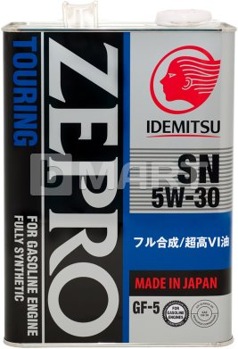 Масло моторное Idemitsu синтетическое Zepro Touring SN/GF-5 5w-30, 4л