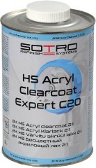 Лак бесцветный SOTRO HS Acryl Clearcoat Expert 2:1 C20 - 1 л