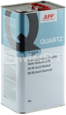 Лак PREMIUM класу безбарвний акрил HS APP 2K HS QUARTZ Q301 2: 1 5 л