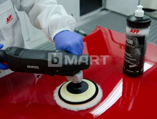 Мех полировочный на липучке APP Wool 1 Step Fast Cut & FINISH