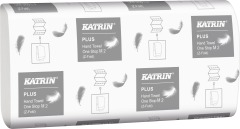 Полотенца KATRIN Plus сложения W 25 см x 23.5 см - белые