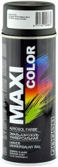 Фарба універсальна чорна матова Maxi Color 400 мл