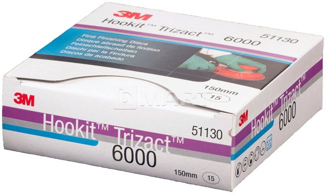P6000 Абразивный полировальный диск Trizact 443 SA Hookit