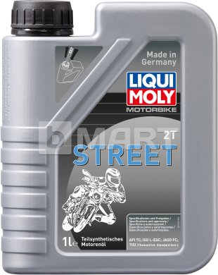 Полусинтетическое моторное масло для 2-тактных мотоциклов Liqui Moly Motorbike 2T Street 1л