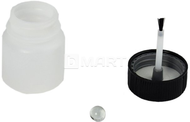 Бутылка с кисточкой и шариком для смешивания красок - 25 мл (50 шт)