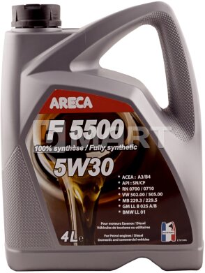 Areca Моторное масло F5500 5W-30 4л 027E0004000