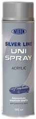 Аэрозольная краска Silver Line Uni Spray 500 мл черная матовая