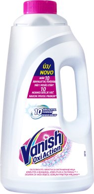 Пятновыводитель и отбеливатель жидкий для тканей Vanish Oxi Action Кристальная белизна 2 л