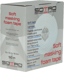 SOTRO Поролоновый самоклеющийся валик Soft Tape 20 метров (10 x 5м x 13мм)