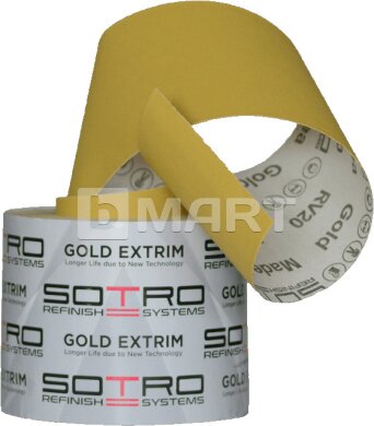 P240 SOTRO Бумага абразивная в рулоне GOLD Extrim 115 мм x 25м