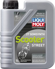 Полусинтетическое моторное масло для скутеров Liqui Moly Motorbike 2T Semisynth Scooter L-EGD 1л